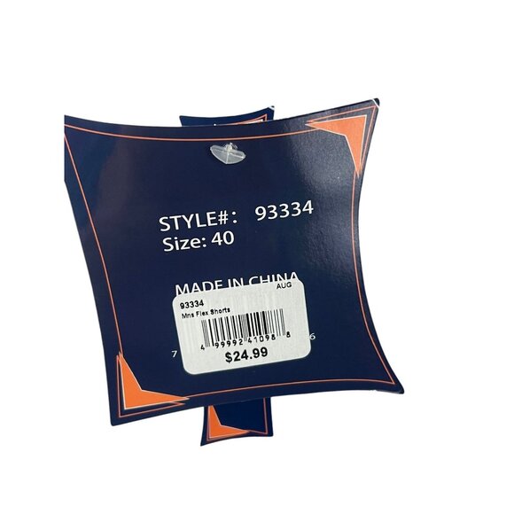 Fourcast Mens Quad Flex Shorts Sz 40 Stretch Lightweight Soft Cotton Blend Gray - Picture 4 of 12